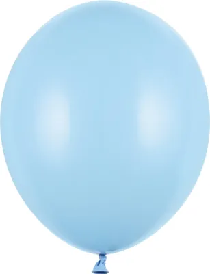 Produktbild von 100 Stk. Luftballon Ø30cm "Uni Pastell" | Baby Blue