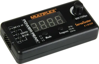 Produktbild von MULTIPLEX 1-01359, Servo-Tester, Schwarz