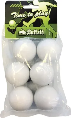 Produktbild von Buffalo Tischfußball Ball 36 mm glatt weiß 6 Stück