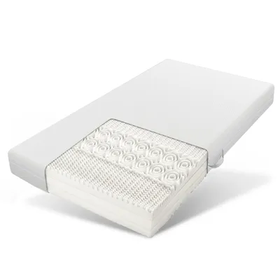 Produktbild von Kaltschaummatratze 90x200cm, 7-Zonen Komfortmatratze 20cm Dicke H2 & H3, Ergonomisch mit Klimafaser-Bezug & Anti-Rutsch
