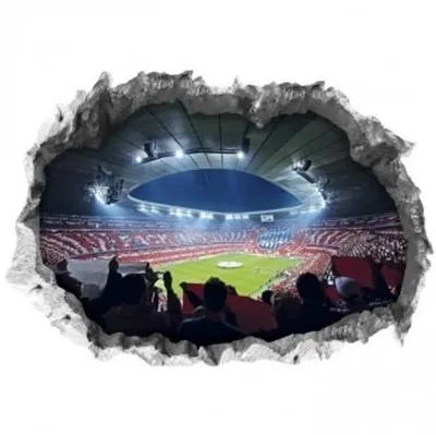 Produktbild von FCB Wandtattoo 3D Allianz Arena mehrfarbig