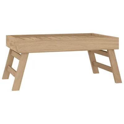 Immagine prodotto di vidaXL Vassoio pieghevole 55x35x25 cm in teak massiccio