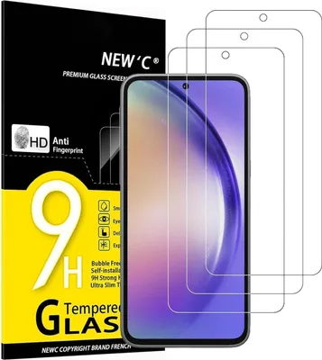 Produktbild von Panzer Schutz Glas Samsung Galaxy A54 5G 3 Stück 9H Härte 6,4 Zoll