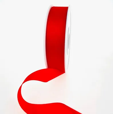 Produktbild von Taftband ohne Drahtkante – 60mm – 50m- col. 7 rot - 3596-60-50-7