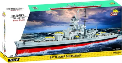 Obrázok produktu pre COBI Battleship Gneisenau, Stavebnica, 2417 kusov