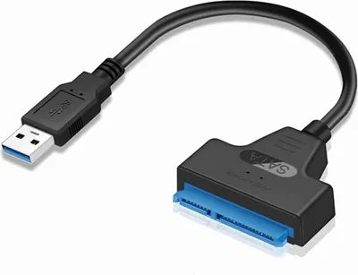 Zdjęcie produktu dla Przejściówka z USB 2.0 na SATA Kabel 22-stykowy bez napędu 2,5