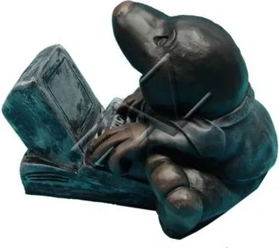 Produktbild von Design Maulwurf Figur Garten Statue Skulptur Figuren Skulpturen Dekoration c194