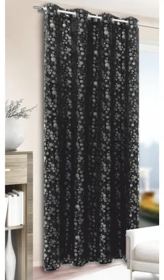 Produktbild von Ösenschal „Arizona“ -  Größe (HxB) 245x135cm , Farbe: schwarz, grau