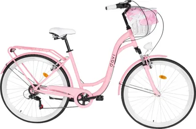 Produktbild von Damenfahrrad Davi Maria Aluminium 28", für 160–185 cm, 7 Gänge, Rosa