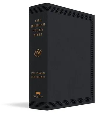 Produktbild von Jeremiah Study Bible Esv Black Leather – Lingua: Inglese