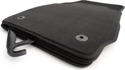 Immagine prodotto di Tappetini adatti per Ford Fiesta (dal 2011) Tappetini in moquette per auto interni di qualità originale velours, 4 pezzi, nero