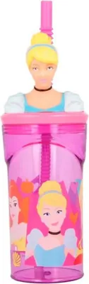 Image de Bouteille d'eau Princesses Disney plastique 360 ml