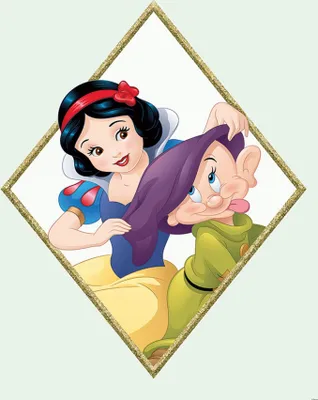 Produktbild von Disney Poster Schneewittchen Multicolor - 610171 - 40 x 50 cm