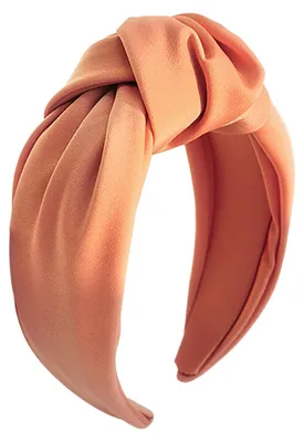Produktbild von Damen-Haarreif mit Schleife, einfarbig, leicht und vielseitig, Haarschmuck
