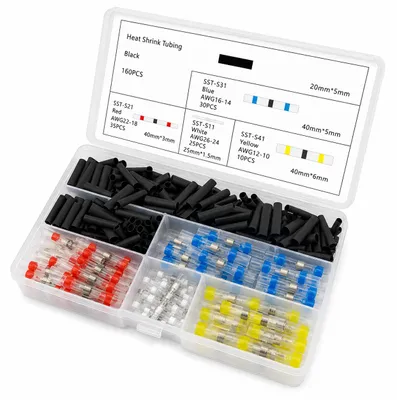 Produktbild von Schrumpfverbinder-Set, 260 Stück, KD12677