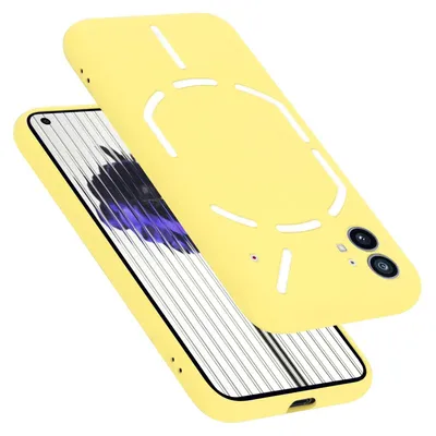 Produktbild von Cadorabo Hülle für Nothing Phone (1) Hülle Silikon Handyhülle Case aus flüssigem Silikon, Kratzfeste und stoßfeste Schutzhülle für Nothing Phone (1)