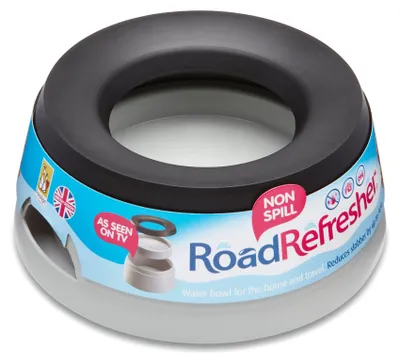 Produktbild von Road Refresher Non Spill Water Bowl Grau, Klein