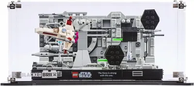Image de Vitrine noire pour LEGO® Star Wars 75329 – Diorama : Attaque de l'Étoile de la Mort