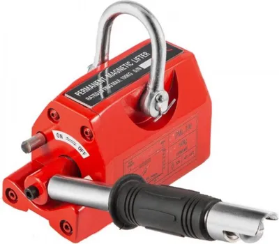 Produktbild von Magnetischr Lifter PRO – Hebemagnet 100?kg für Stahlplatten & Zylinder – 135 x 67 mm
