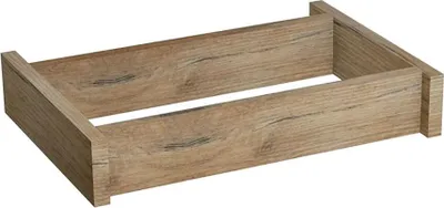 Produktbild von Sockel, B 45 cm x T 31 cm, Wildeiche, Holz, Braun