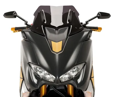 Productafbeelding van PUIG V-Tech sport windscherm, donker rookkleurig, goedgekeurd (ABE) voor Yamaha