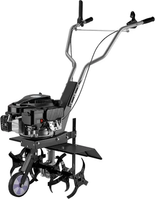 Zdjęcie produktu dla Kultywator spalinowy o szerokości roboczej 60 cm, silnik kultywatora o pojemności 144 ccm i 6 nożach, kultywator spalinowy zgodny z normą Euro 5, solidna konstrukcja