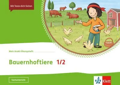 Obrázok produktu pre Mein Anoki-Übungsheft - Bauernhoftiere, 1./2. Klasse