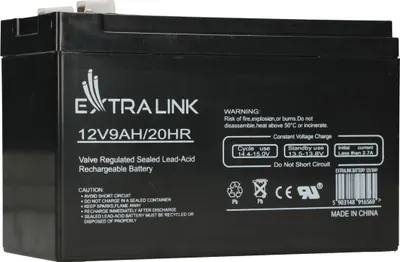 Obrázok produktu pre Batéria AGM 12V 9Ah, bezúdržbová, Extralink
