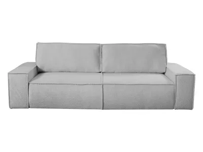 Produktbild von 3-Sitzer-Schlafsofa aus grauem Bouclette-Stoff AMELIA PASCAL MORABITO