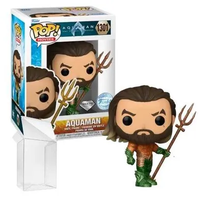 Produktbild von Funko Pop! Aquaman and the Lost Kingdom - Aquaman #1301 Diamond Glitter Exclusive
