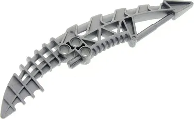 Produktbild von 1x Lego Bionicle Waffe Kampf Stab perl hell grau Schild Vahki Bordakh 8925 47337