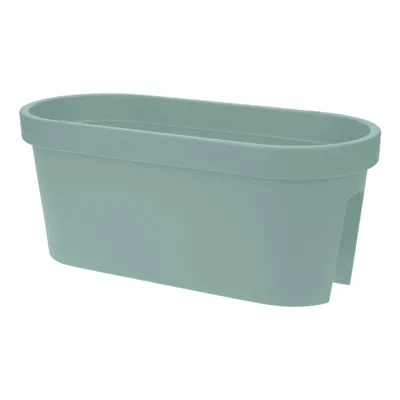 Produktbild von 3.11 Balkon Blumentopf OVAL - Farbe: MINTGRÜN - Größe: 60x28 cm