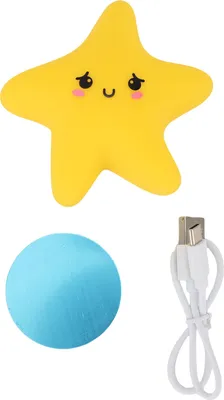 Productafbeelding van Siliconen nachtlampje, schattige, oplaadbare wandlamp, zacht, magnetisch, geschikt voor kinderkamers - decoratie, sterrenvorm