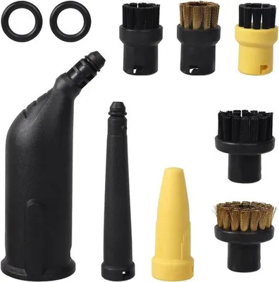 Obrázek produktu pro Čisticí sada pro ocelové kartáče, nylon, mopy, kulové kartáče, příslušenství, ocel, 10 kusů