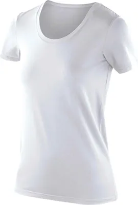 Produktbild von SPIRO S280F | Damen Impact Softex® T-Shirt / Ideal veredeln mit ihrem Logo - Farbe: White - Größe: S (10)
