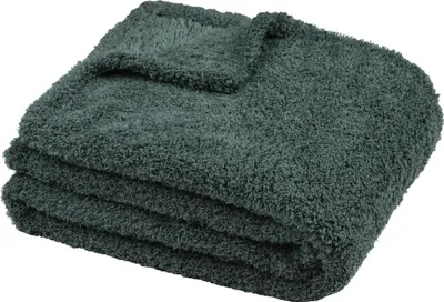 Produktbild von STOF | Kuscheldecke - Tagesdecke - MONTREAL - 130x160 cm - Jade - Weich und stilvoll - Perfekt für kalte Tage