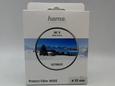 Produktbild von Hama Protect-Filter Ultimate, 55 mm Wide, multi-coated (8 Schichten) (00071303)