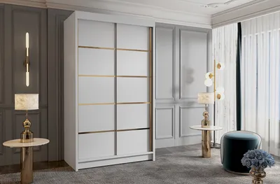 Obrázok produktu pre Šatníková skriňa MILINA - 100 cm, biela