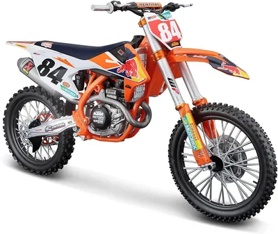 Image de Maisto 32228 - Maquette de moto - KTM Supercross 450 SX-F '18 Jeffrey Herlings (échelle 1:6)