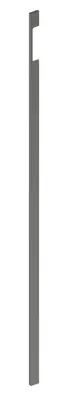 Obrázek produktu pro Rujzdesign šatní nábytková úchytka 525.27 - povrch: nerez grafitový, délka: 1100 mm, rozteč: 2 x 400 mm / 128 mm