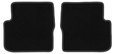 Imagen del producto de Alfombrillas traseras de moqueta para Dodge Dart 2012-2016 (sedán) – 2 piezas, negras, a medida – Wielganizator LUX