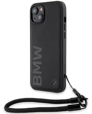 Image de Bmw Bmhcp15M23Rmrlk Iphone 15 Plus / 14 Plus 6.7 Czarny/Black Hardcase Signature Leather Wordmark Cord