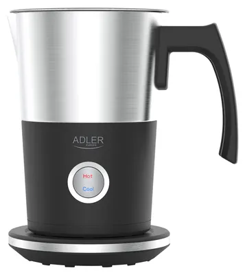 Zdjęcie produktu dla Adler AD 4497, Automatic milk frother/warmer, Czarny, Stal nierdzewna, 120 ml, 300 ml, Gorący & Zimny