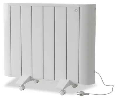 Image de Radiateur électrique 1500 W, blanc - Chauffage portable en aluminium pour intérieur