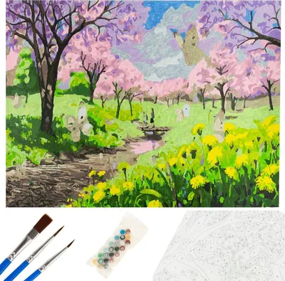 Obrázek produktu pro Tg64616-2 Malba Podle Čísel Krajina Bez Rámu