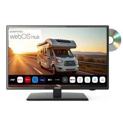 Produktbild von Gelhard GTV1956 LED Smart TV WebOS mit DVD und Bluetooth für 12V u. 230Volt WLAN HD/ Wohnmobil/ Camping