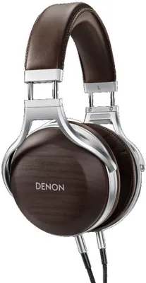 Produktbild von Denon AH-D5200, Kabelgebunden, 5 - 40000 Hz, 385 g, Kopfhörer, Braun, Silber