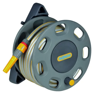 Productafbeelding van Wandslangbox - Voor 30 meter slang - Met 15 meter slang - Ø 12,5 mm
