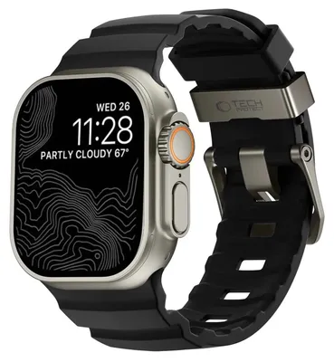 Obrázok produktu pre Remienok TECH-PROTECT MOTION pre Apple Watch 8 / 9 / 10 / 11 / 12 / SE / ULTRA (44 / 45 / 46 / 49 mm), čierna farba