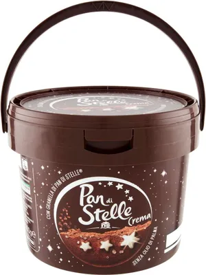 Produktbild von 3x Pan di Stelle Crema Spalmabile Haselnuss Streichfähige Creme Sahne mit Kekskörnern 3Kg ohne Palmöl